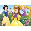 EDUCA Puzzle Disney Princezné: Snehulienka, Belle a Locika 100 dielikov