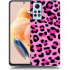 Picasee silikónový čierny obal pre Xiaomi Redmi Note 12 Pro 4G - Pink Tiger