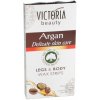 Victoria Beauty Argan depilačné pásiky na telo s arganovým olejom 20 ks
