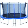 FIT-CENTER Trampolína 366 cm s bezpečnostnou sieťou + Schodíky