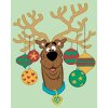 ZUTY Maľovanie podľa čísel - SCOOBY S PAROHAMI A BANKAMI (SCOOBY DOO) Rámovanie: bez rámu a bez vypnutia plátna, Rozmer: 40x50 cm