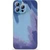 AppleKing ochranný kryt so vzorom vodových farieb pre iPhone 13 Pro Max - modrý - možnosť vrátiť tovar ZADARMO do 30tich dní