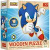 TREFL Dřevěné obrysové Sonic Veselý Sonic 50 dielov
