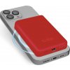 Powerbanka SBS TEBB5000MAG1CR 5000 mAh kompatibilná s MagSafe - červená