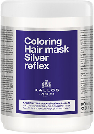 Kallos Coloring Hair Mask Silver Reflex 1000 ml od 2,77 € - Heureka.sk