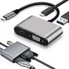 VERK GROUP ADAPTÉR TYPU C HDMI VGA USB 3.1 (300)