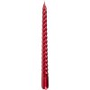 Sviečka MagicHome Vianoce, 25 cm, bal. 2 ks, červená, špirálová, točená