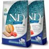 Farmina N&D dog OCEAN (GF) adult medium & maxi, salmon, cod & cantaloupe melon 2 x 12 kg