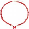 Amparo Miranda® Náhrdelník s motýľom 3125, Farba náhrdelníka červená