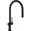 Hansgrohe Talis M54, páková kuchynská batéria 210, vyťahovateľný výtok, 1jet, matná čierna, HAN-72802670