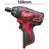 Aku kompaktný skrutkovač Milwaukee M12 BSD-0