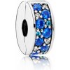 PANDORA korálka Modrá mozaiková žiariaca elegancia 791817NSBMX