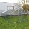 Vonkajšia oplotená ohrada pre sliepky a iné zvieratá, pevná ochranná plachta zdarma. Vonkajší výbeh veľkosti XXL, 3x6x2 m.