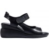Comfortable black wedge sandals by Sergio Leone čierna 37 SERGIO LEONE 0000296551569