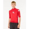 RIP CURL Brand Wave Upf SS Boy Red