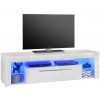 MID.YOU TV DIEL, biela, 153/44/44 cm - Online Only drobný nábytok - 000572011015