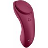 Satisfyer Sexy Secret Panty Vibrator Wine Red