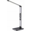 IMMAX LED stolní lampička Heron 2/ Qi nabíjení/ 8,5W/ 504lm/ DC 12V/2,5A/ stmívatelná/ sklápěcí rameno/ stříbrná (08968L)