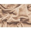 XPOSE® Mikroplyšová plachta Exclusive - béžová 180x200 cm, Mikroplyš