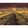 Maľovanie podľa čísel Vlakové koľaje v pakistane, 80x100 cm, bez rámu a bez vypnutia plátna (6041402)