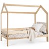 Wilsondo Detská domčeková posteľ so zábranou 160x80 Pietro - borovica