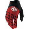 100% rukavice 100% Airmatic Youth Glove Red Black Velikost L (délka ruky 160-170 mm) (nové)