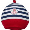 Dojčenská bavlnená čiapočka New Baby Marine Modrá 80 (9-12m)