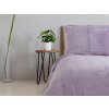 B.E.S. - Petrovice, s.r.o. Obliečky mikroflanel UNI - Fialové Rozměr: 140 x 200 + 70 x 90
