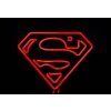 Beling 3D lampa, Superman logo , 7 farebná S499