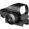 OEM Taktický reflexný červený zelený laser, 4 osnovy s holografickým projekčným bodom, vzduchová puška na lov 11 mm/20 mm, čierna 20 mm