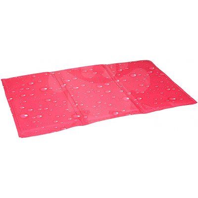 Flamingo Cooling Pad Fresk - Chladiaca podložka pre psov - bubliny, červená - 90 x 50 cm