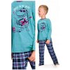Chlapčenské pyžamo Music 110 Zelená Dlhé