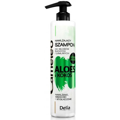 DELIA COSMETICS CAMELEO Hydratačný šampón Aloe and Coconut Vegan Friendly