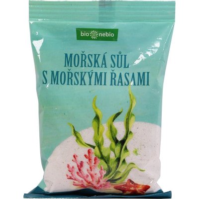 BioNebio Morská Soľ jódovaná morskými riasami 500 g