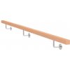 Umakov Drevené madlo BUK - CINK a nerezové držiaky, JP40x40mm/L2500mm WBJP/M-2500-CINK