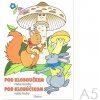 Omaľovanka A5 Litera - Pod klobúčikom - naše huby