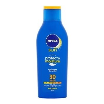 Nivea Sun Protect & Moisture opaľovacie mlieko SPF30 200 ml