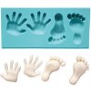 Silikónová formička chodidla a dlane 7x3 cm - Cakesicq