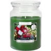 Bispol Aura sviečka v skle s uzáverom 500g Winter Tree