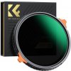 K&F 77MM ND4-ND64 (2-6 Stop) Variable ND Filter and CPL Circular Polarizing Filter 2 in 1 with 28 La K&F Concept
