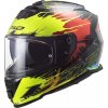 Prilba LS2 FF800 STORM II DROP BLACK YELLOW RED XXL 63-64