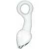 Sklenený análny kolík Glass Ring (14,5 cm)