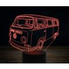 Beling 3D lampa,1968-Volkswagen-T2-Mini-Bus,7 farebná VW4
