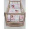KOŁYSKA PRE BÁBIKY drevená Posteľná bielizeň VÍLY - MOŽNOSŤ VÝBERU OBLIEČOK