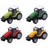 Wiky Traktor kovový na natiahnutie 10,5cm tmavo zelený 111479