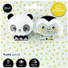 Gagagu Dvojitá hrkajúca sada opica a panda 5904754608312