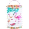 Lampión papierový valec Flamingo 25 cm