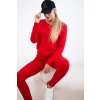 Kesi turtleneck and hood Kesi set in red červená