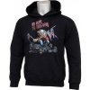 mikina s kapucňou ROCK OFF Iron Maiden Trooper Čierna