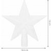 Springos CA1194 VIANOČNÁ DEKORÁCIA HVIEZDA 15 CM